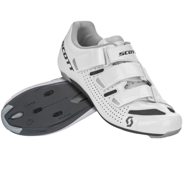 Buty rowerowe damskie SCOTT Road Comp Lady - białe