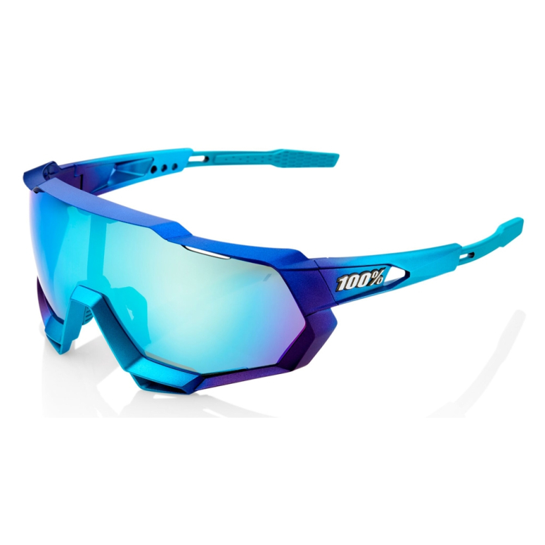 Okulary 100% SPEEDTRAP Matte Metallic Blue Topaz Okulary 100% SPEEDTRAP Matte Metallic Blue Topaz
