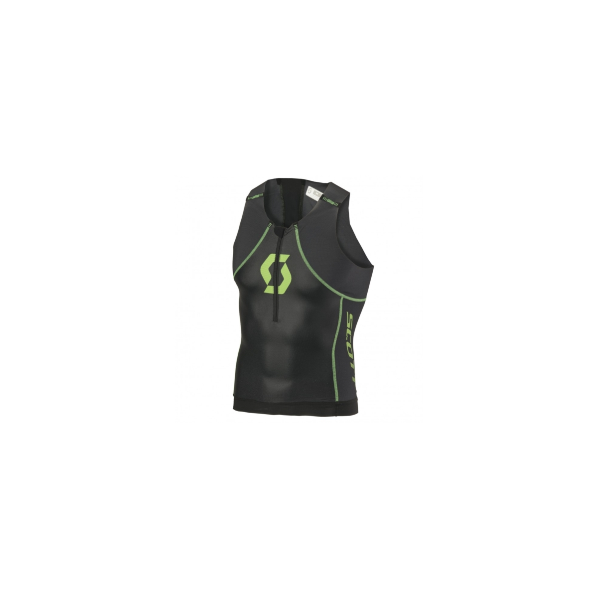 Koszulka triathlonowa SCOTT Plasma - black/green