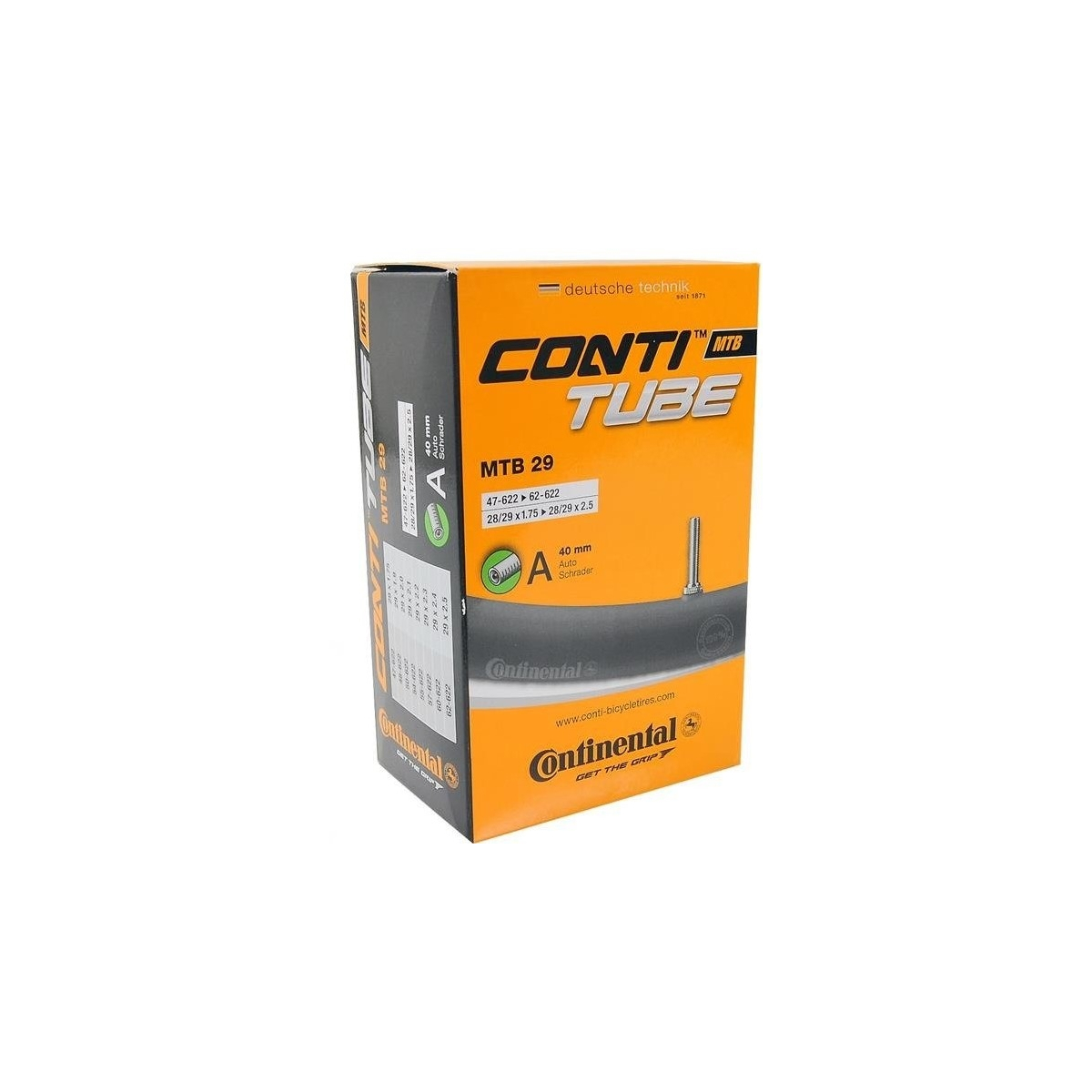 Dętka Continental 28/29 x1,75x2,5 auto Dętka Continental 28/29 x1,75x2,5 auto
