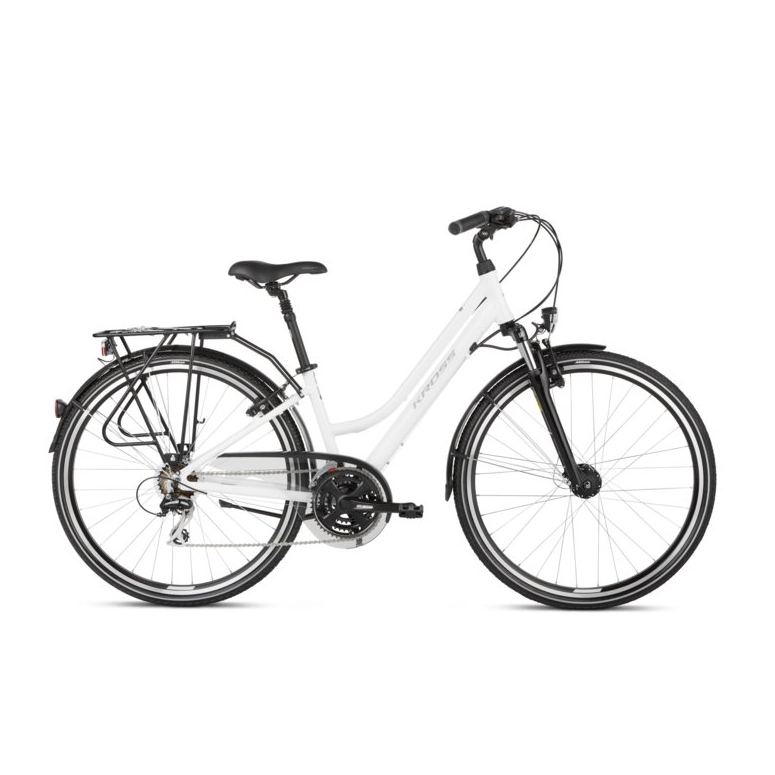 Rower Trekkingowy KROSS Trans 3.0D - biały-2021 Rower Trekkingowy KROSS Trans 3.0D - biały-2021