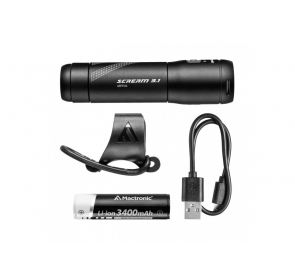 Lampa Rowerowa MACTRONIC Scream 3.1, 1000 lm Lampa Rowerowa MACTRONIC Scream 3.1, 1000 lm