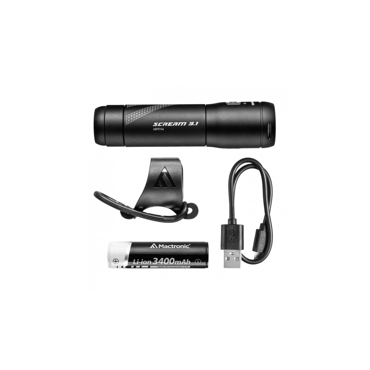 Lampa Rowerowa MACTRONIC Scream 3.1, 1000 lm Lampa Rowerowa MACTRONIC Scream 3.1, 1000 lm