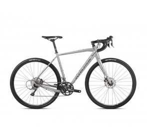 Rower Gravelowy Kross Esker 1.0 - szary/biały-2021 Rower Gravelowy Kross Esker 1.0 - szary/biały-2021