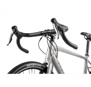 Rower Gravelowy Kross Esker 1.0 - szary/biały-2021 Rower Gravelowy Kross Esker 1.0 - szary/biały-2021