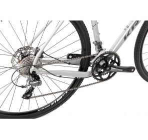 Rower Gravelowy Kross Esker 1.0 - szary/biały-2021 Rower Gravelowy Kross Esker 1.0 - szary/biały-2021