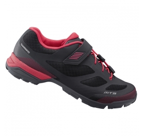 Buty damskie SHIMANO SH-MT501W - czarno/czerwone