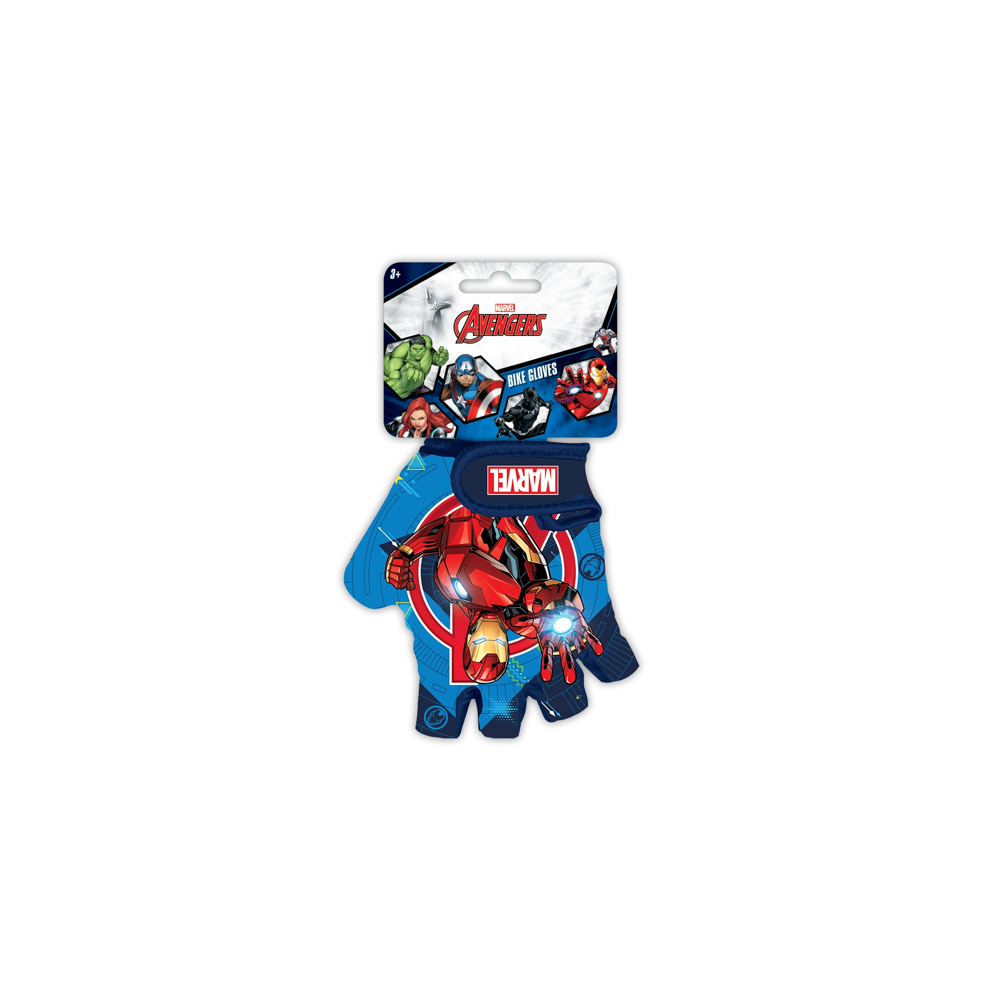 Rękawiczki rowerowe dziecięce AVENGERS Rękawiczki rowerowe dziecięce AVENGERS