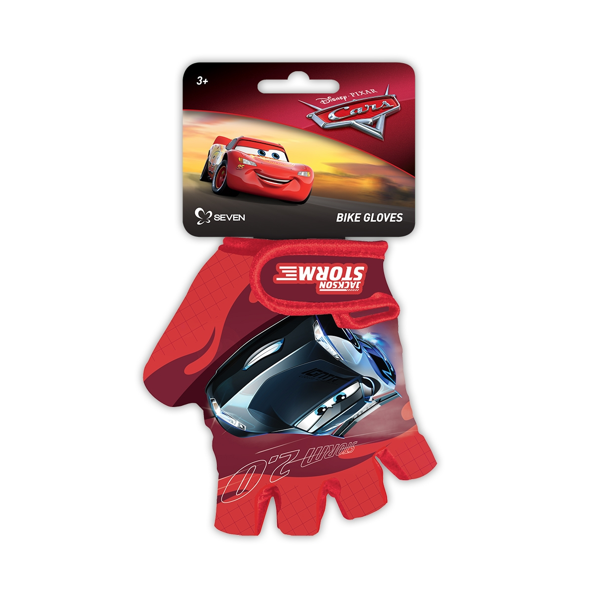 Rękawiczki rowerowe dziecięce CARS 3 Rękawiczki rowerowe dziecięce CARS 3