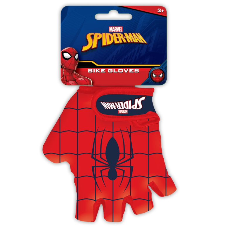 Rękawiczki rowerowe dziecięce SPIDER-MAN