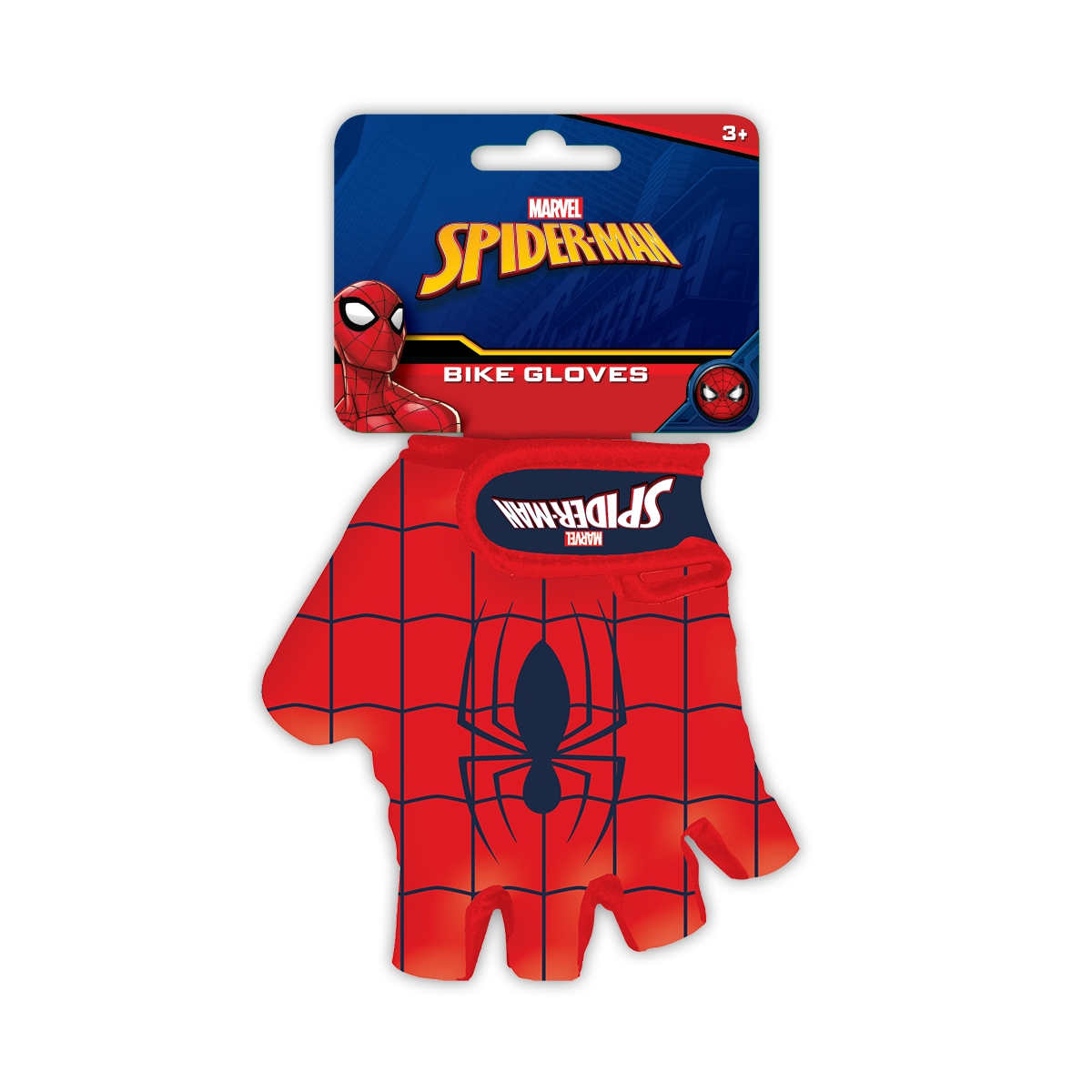 Rękawiczki rowerowe dziecięce SPIDER-MAN Rękawiczki rowerowe dziecięce SPIDER-MAN