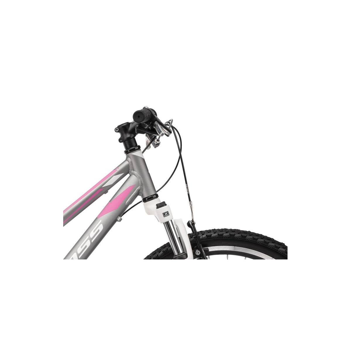 Rower dziecięcy KROSS LEA JR 2.0D-srebrny/róż 2021 Rower dziecięcy KROSS LEA JR 2.0D-srebrny/róż 2021