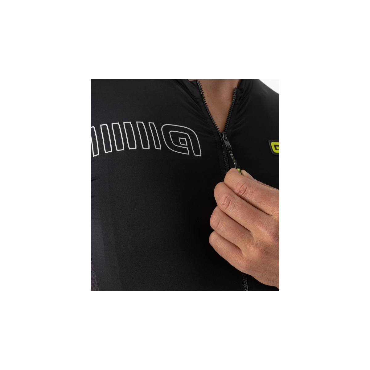 Koszulka męska ALE Jersey Color Block - Nero/Black Koszulka męska ALE Jersey Color Block - Nero/Black