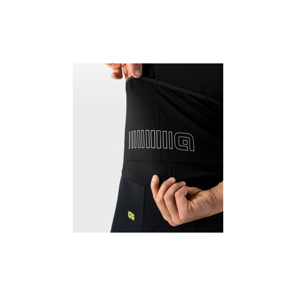 Koszulka męska ALE Jersey Color Block - Nero/Black Koszulka męska ALE Jersey Color Block - Nero/Black