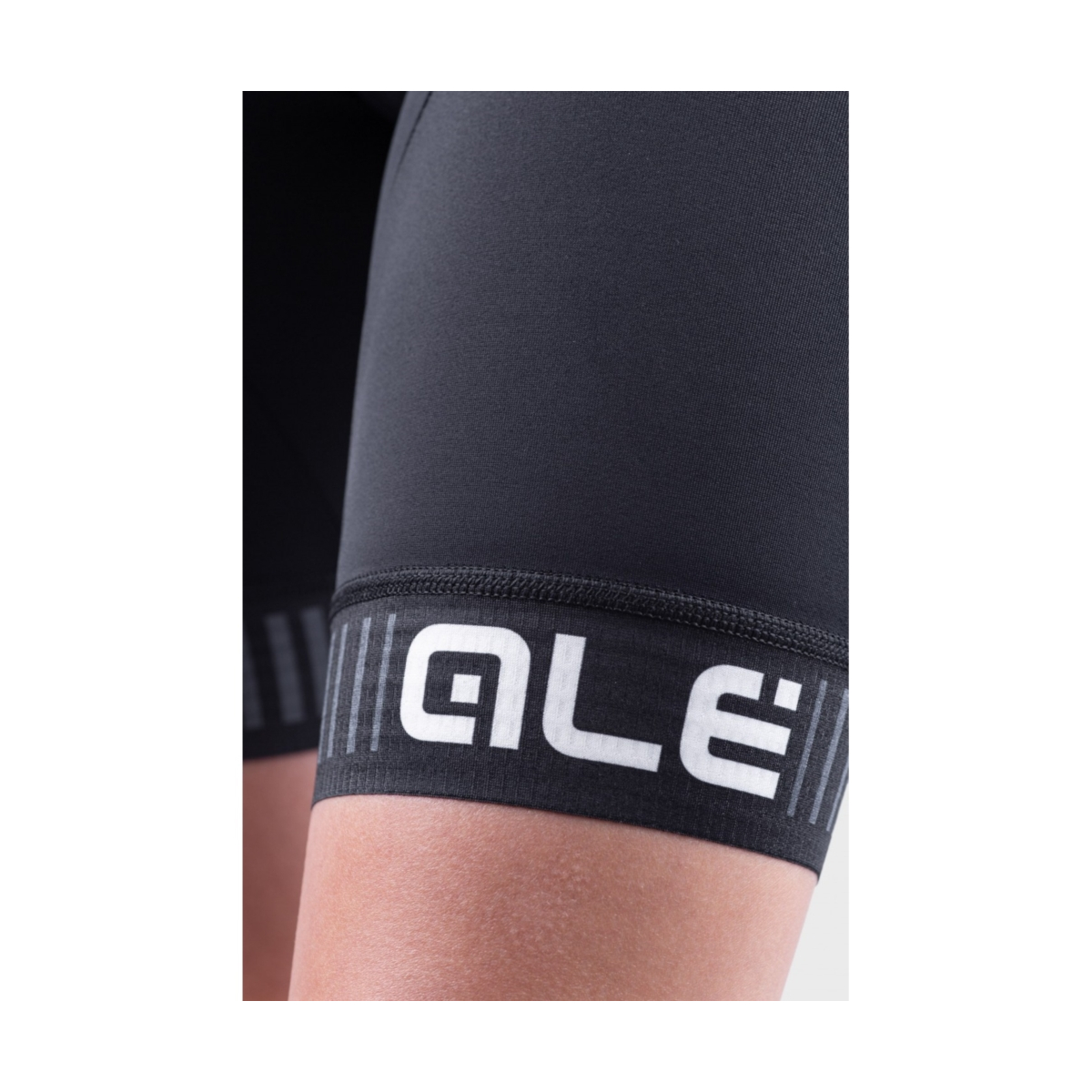 Spodenki damskie Alé Solid Traguardo - black/white