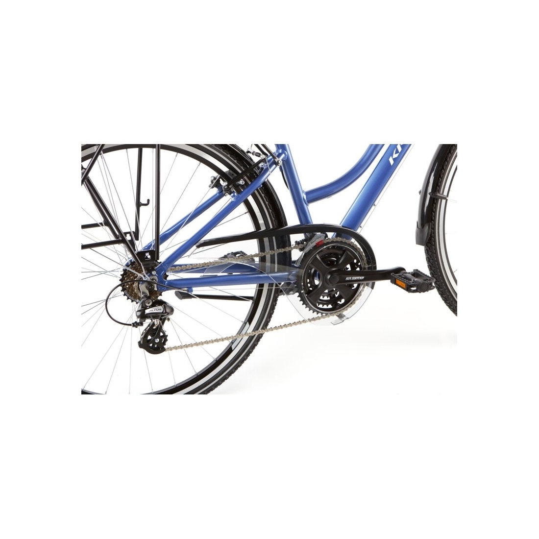 Rower Trekkingowy damski KROSS 2.0 niebieski