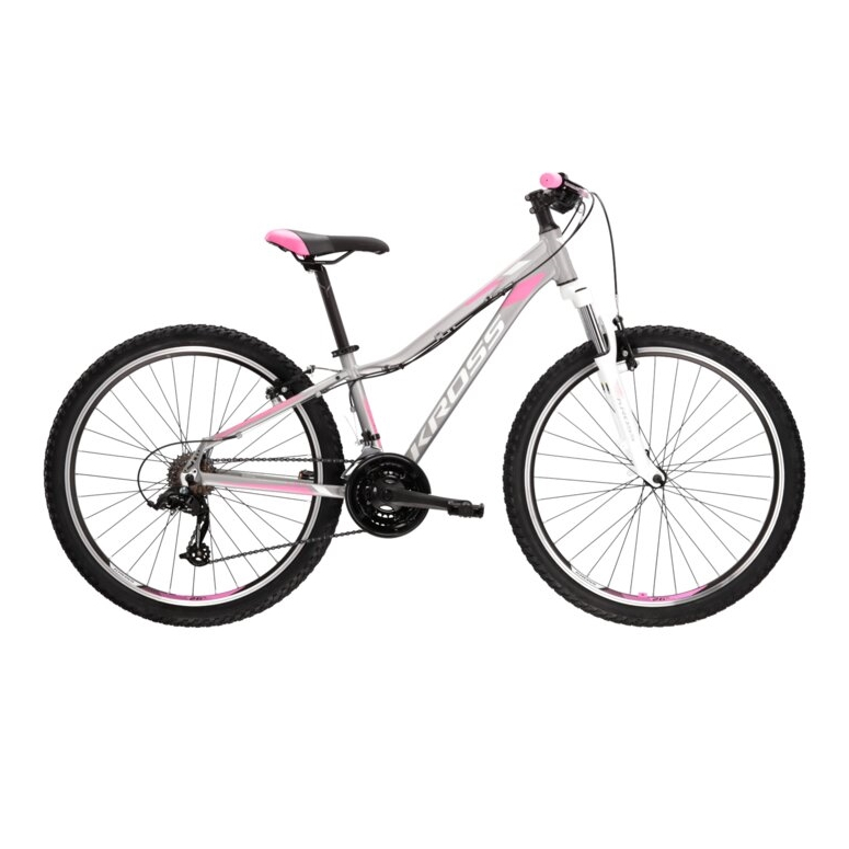Rower górski KROSS Lea 2.0D 26 srebrny/róż2021