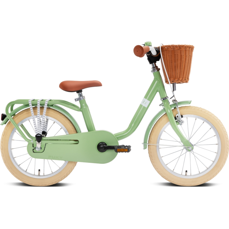 Rower dziecięcy PUKY Steel Classic 16 - retro/gree