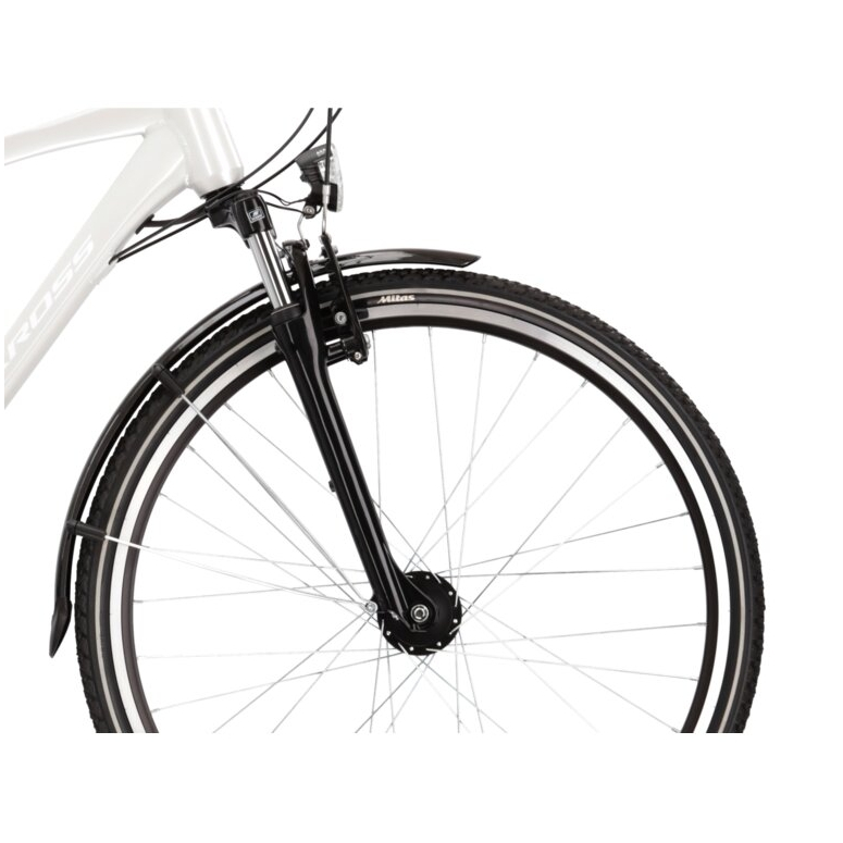 Rower Trekkingowy męski Kross Trans 4.0 - perłowy / biały połysk - 2021 - 3 Rower Trekkingowy męski Kross Trans 4.0 - perłowy / biały połysk - 2021 - 3