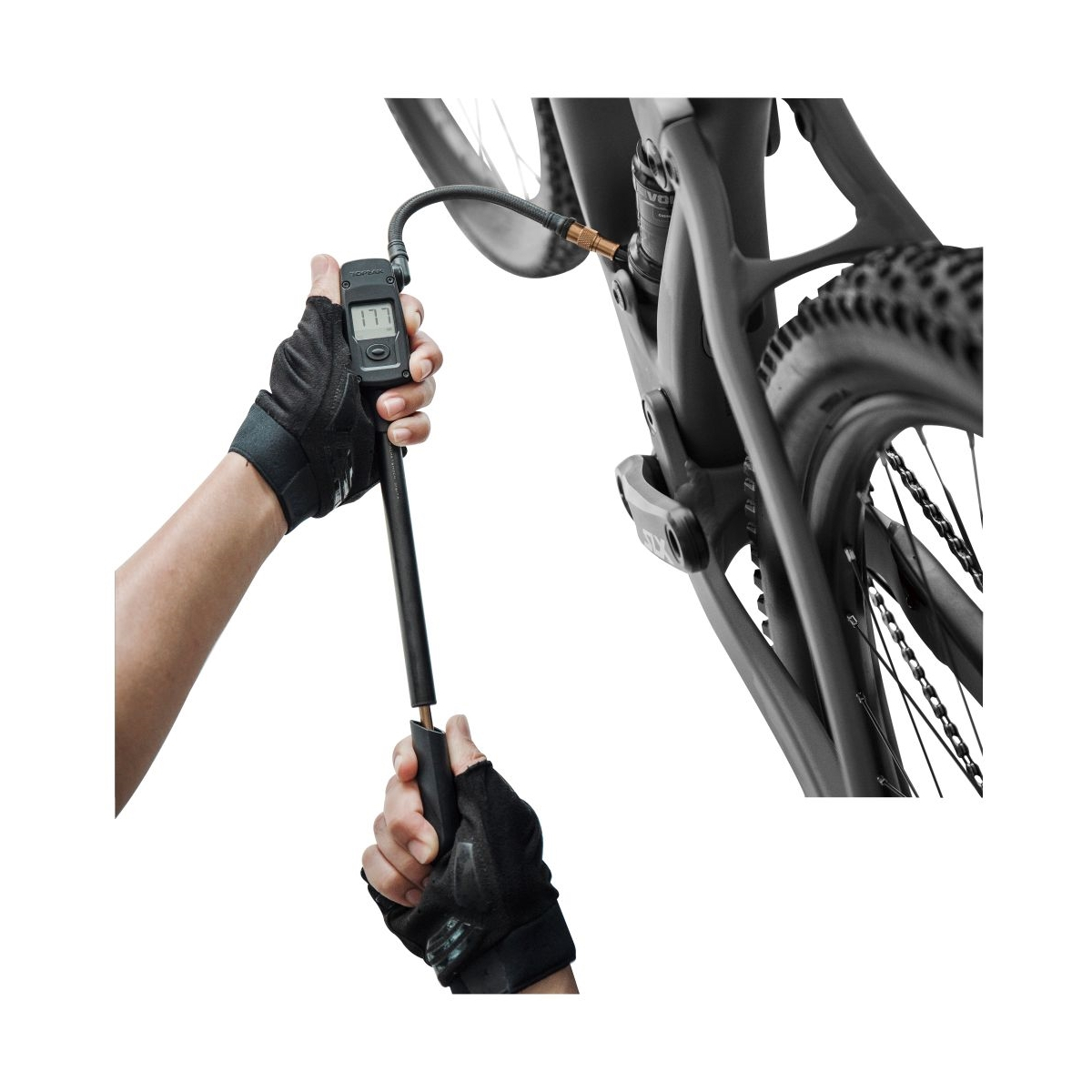 Pompka do amortyzatorów TOPEAK POCKET SHOCK DIGITA Pompka do amortyzatorów TOPEAK POCKET SHOCK DIGITA