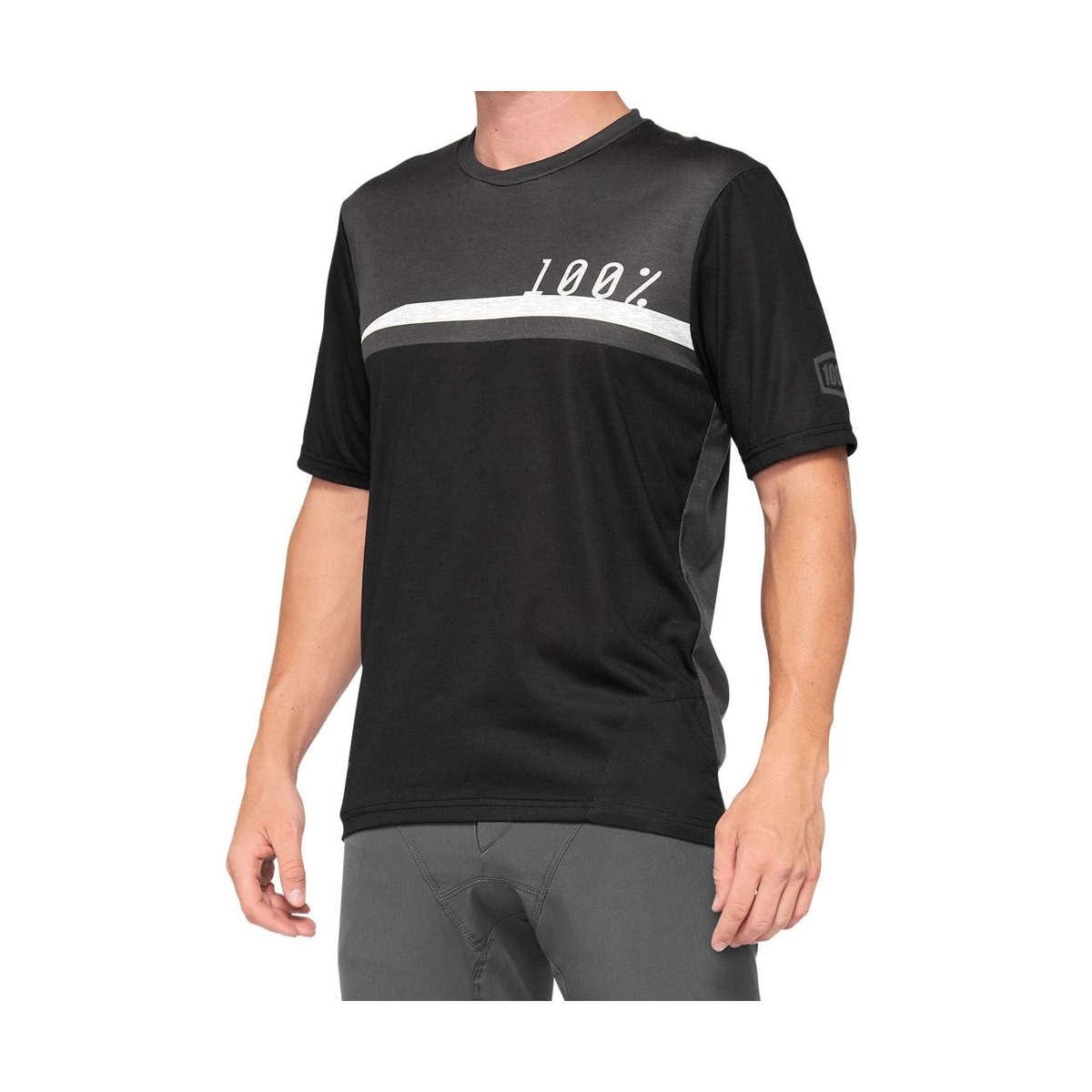 Koszulka 100% AIRMATIC Jersey krótki rękaw blac ch Koszulka 100% AIRMATIC Jersey krótki rękaw blac ch