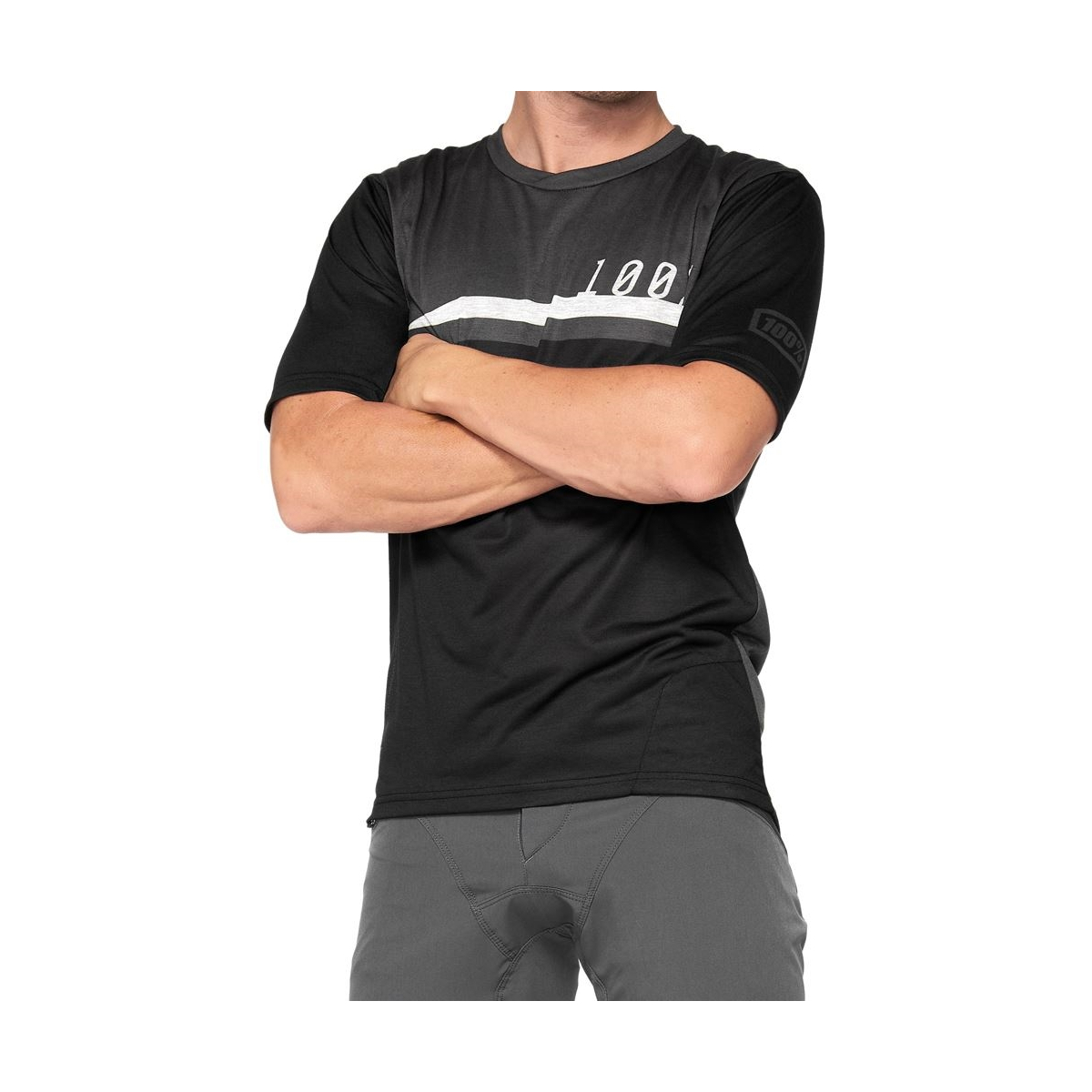 Koszulka 100% AIRMATIC Jersey krótki rękaw blac ch Koszulka 100% AIRMATIC Jersey krótki rękaw blac ch