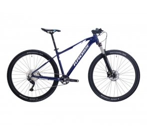 Rower górski KROS LEVEL 4.0 -granatowy/biały połys