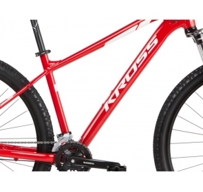 Rower górski KROSS LEVEL 3.0"21 - czerwono/biały - 2 Rower górski KROSS LEVEL 3.0"21 - czerwono/biały - 2