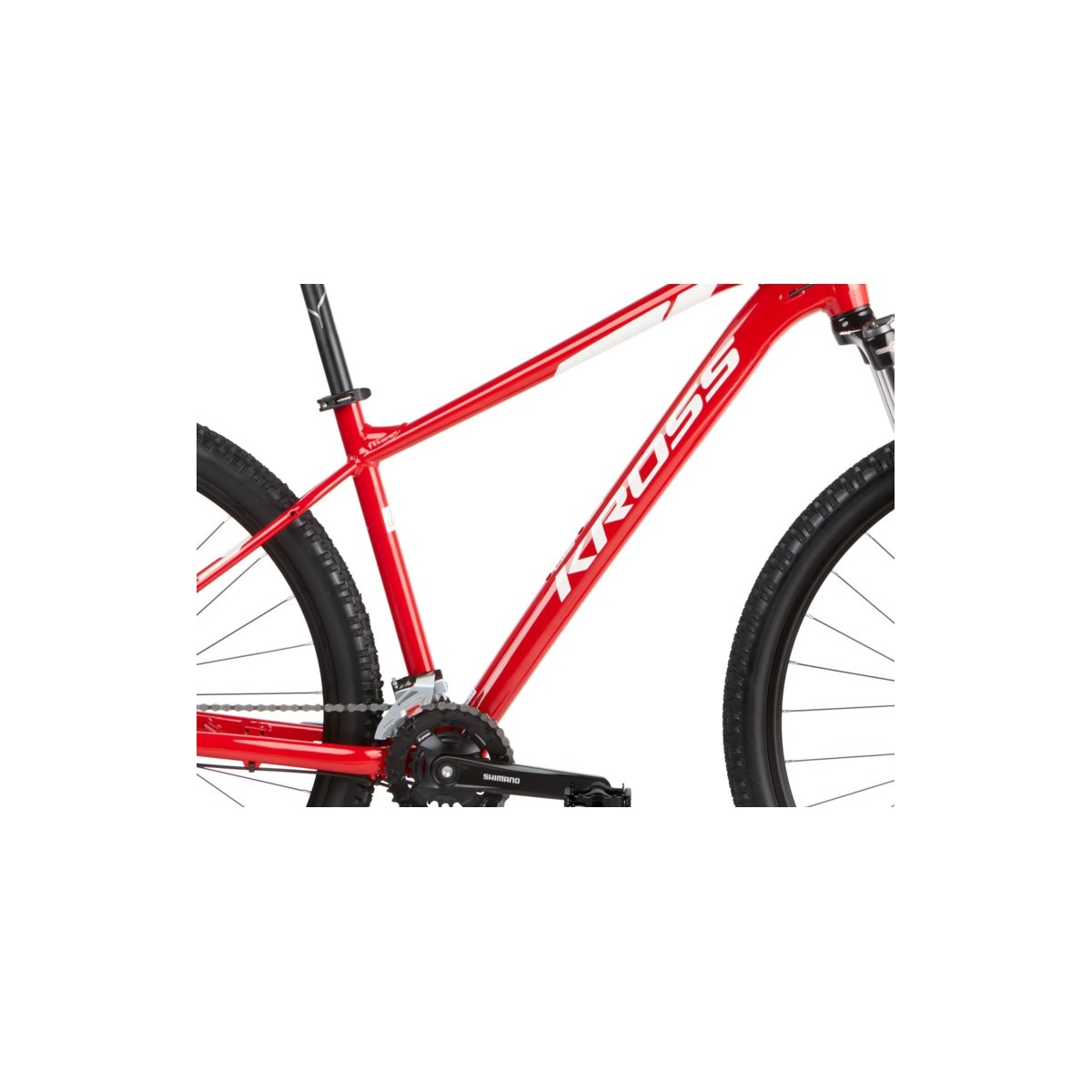 Rower górski KROSS LEVEL 3.0"21 - czerwono/biały - 2 Rower górski KROSS LEVEL 3.0"21 - czerwono/biały - 2