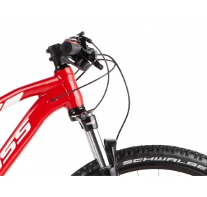 Rower górski KROSS LEVEL 3.0"21 - czerwono/biały - 3 Rower górski KROSS LEVEL 3.0"21 - czerwono/biały - 3