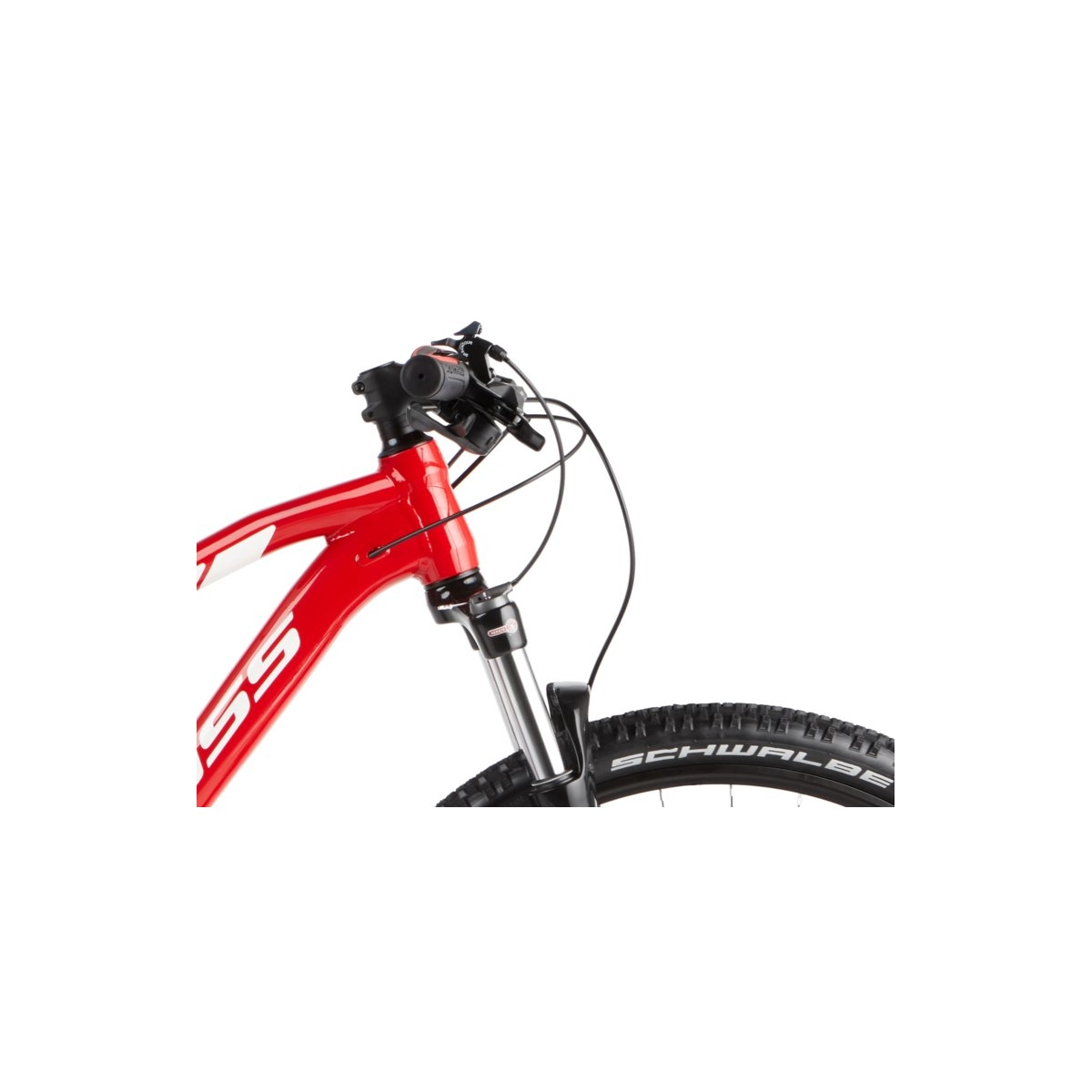 Rower górski KROSS LEVEL 3.0"21 - czerwono/biały - 3 Rower górski KROSS LEVEL 3.0"21 - czerwono/biały - 3