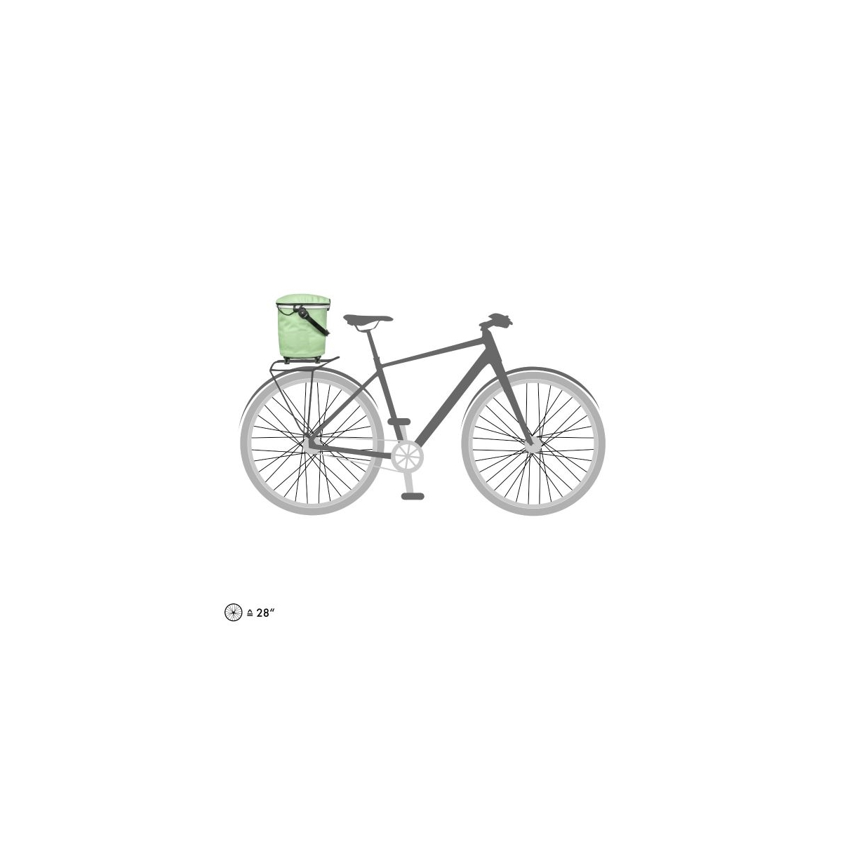 Koszyk na bagażnik ORTLIEB UP-TOWN CITY-pistacja Koszyk na bagażnik ORTLIEB UP-TOWN CITY-pistacja