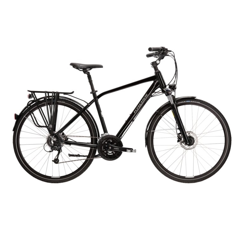 Rower trekkingowy KROSS Trans 8.0 - czarny - 2021