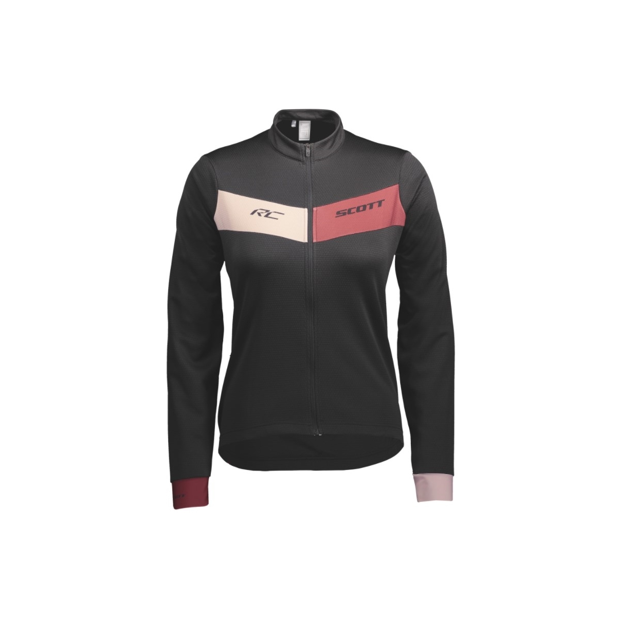 Koszulka damska SCOTT RC WARM L/SL-black/pink-2022