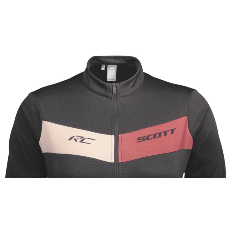 Koszulka damska SCOTT RC WARM L/SL-black/pink-2022 Koszulka damska SCOTT RC WARM L/SL-black/pink-2022