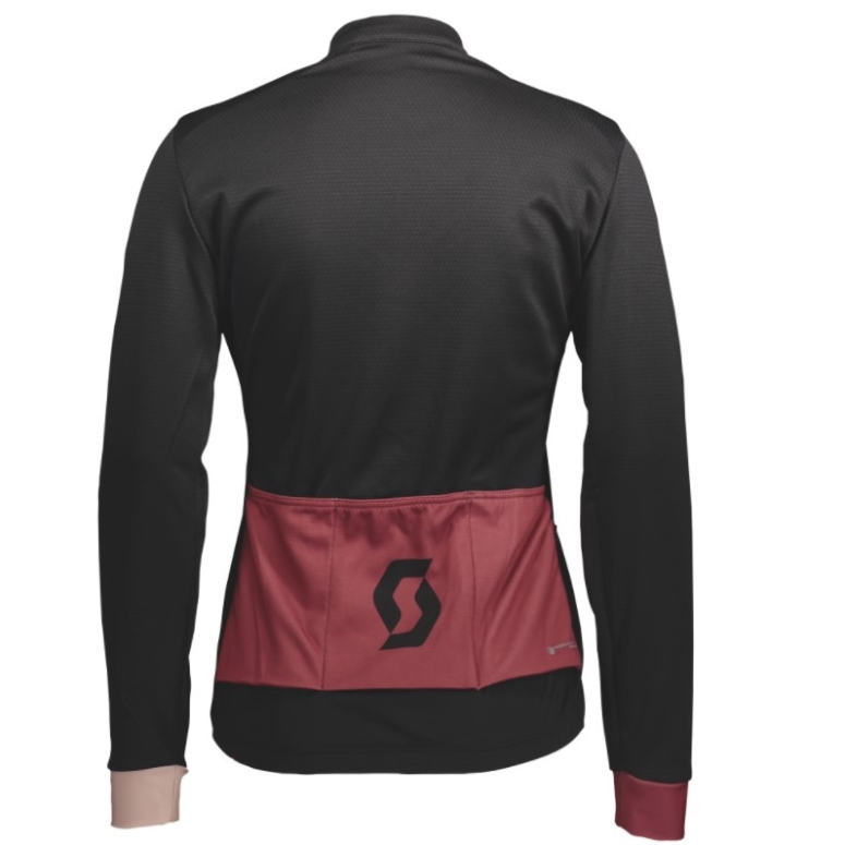 Koszulka damska SCOTT RC WARM L/SL-black/pink-2022 Koszulka damska SCOTT RC WARM L/SL-black/pink-2022