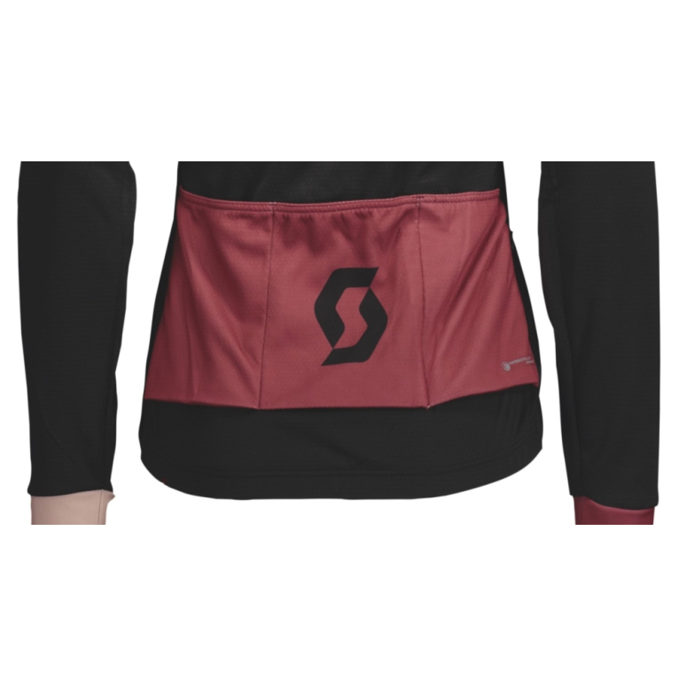 Koszulka damska SCOTT RC WARM L/SL-black/pink-2022 Koszulka damska SCOTT RC WARM L/SL-black/pink-2022