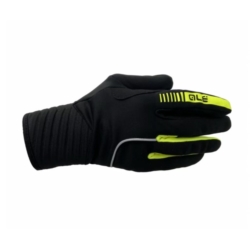 Rękawiczki ALE Cycling Wind Protection-blk/yel2022