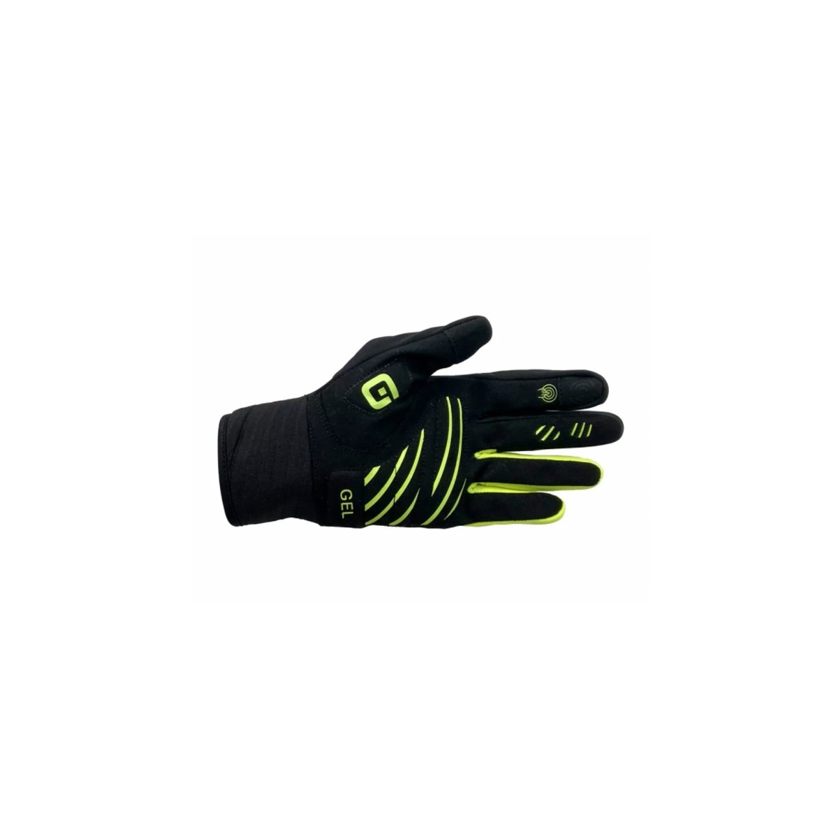 Rękawiczki ALE Cycling Wind Protection-blk/yel2022 Rękawiczki ALE Cycling Wind Protection-blk/yel2022