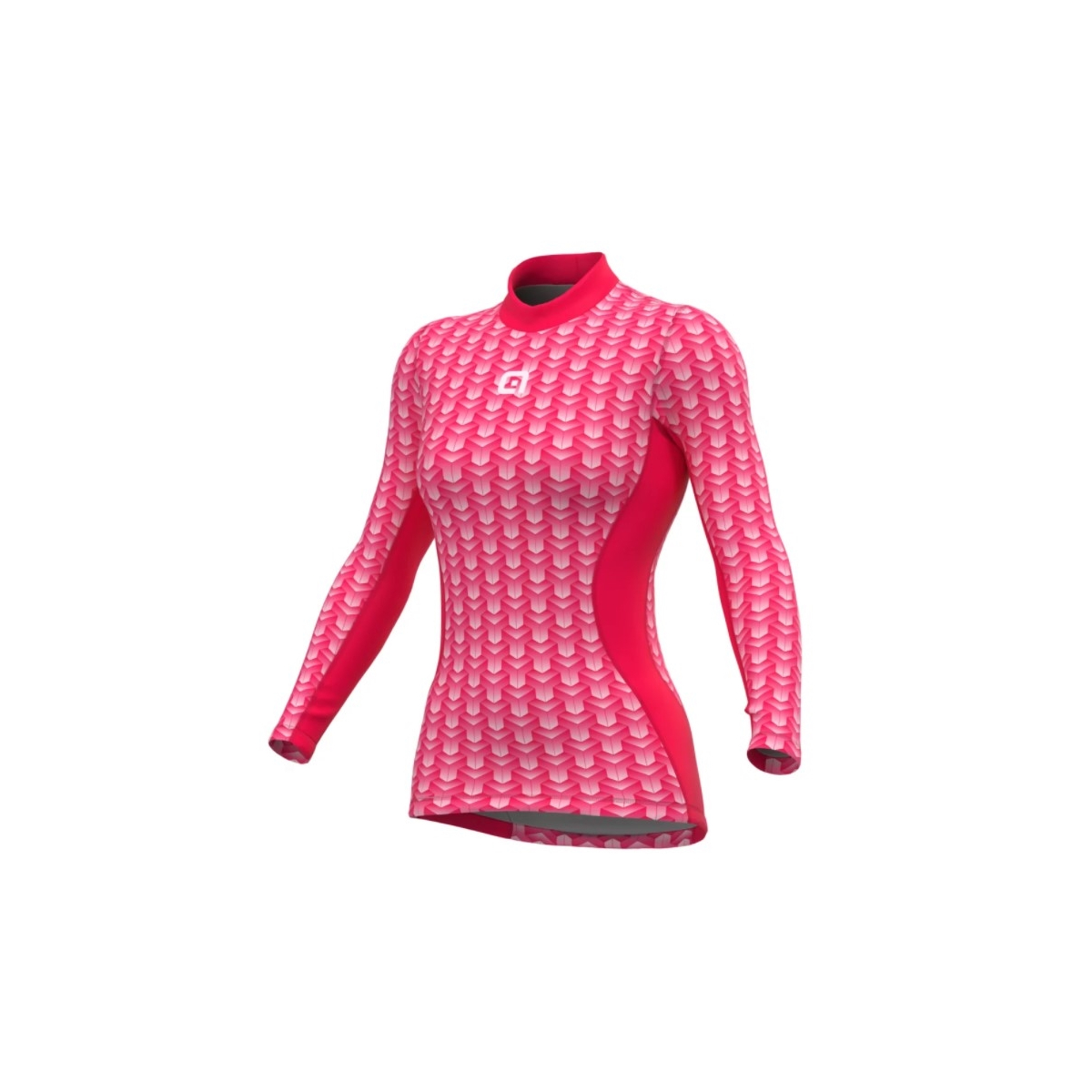 Koszulka termoaktywna damska Alé Cubes-pink-2022