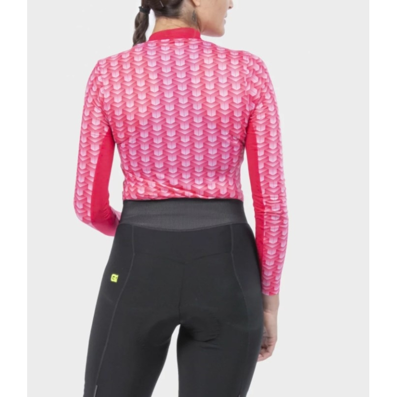 Koszulka termoaktywna damska Alé Cubes-pink-2022 Koszulka termoaktywna damska Alé Cubes-pink-2022