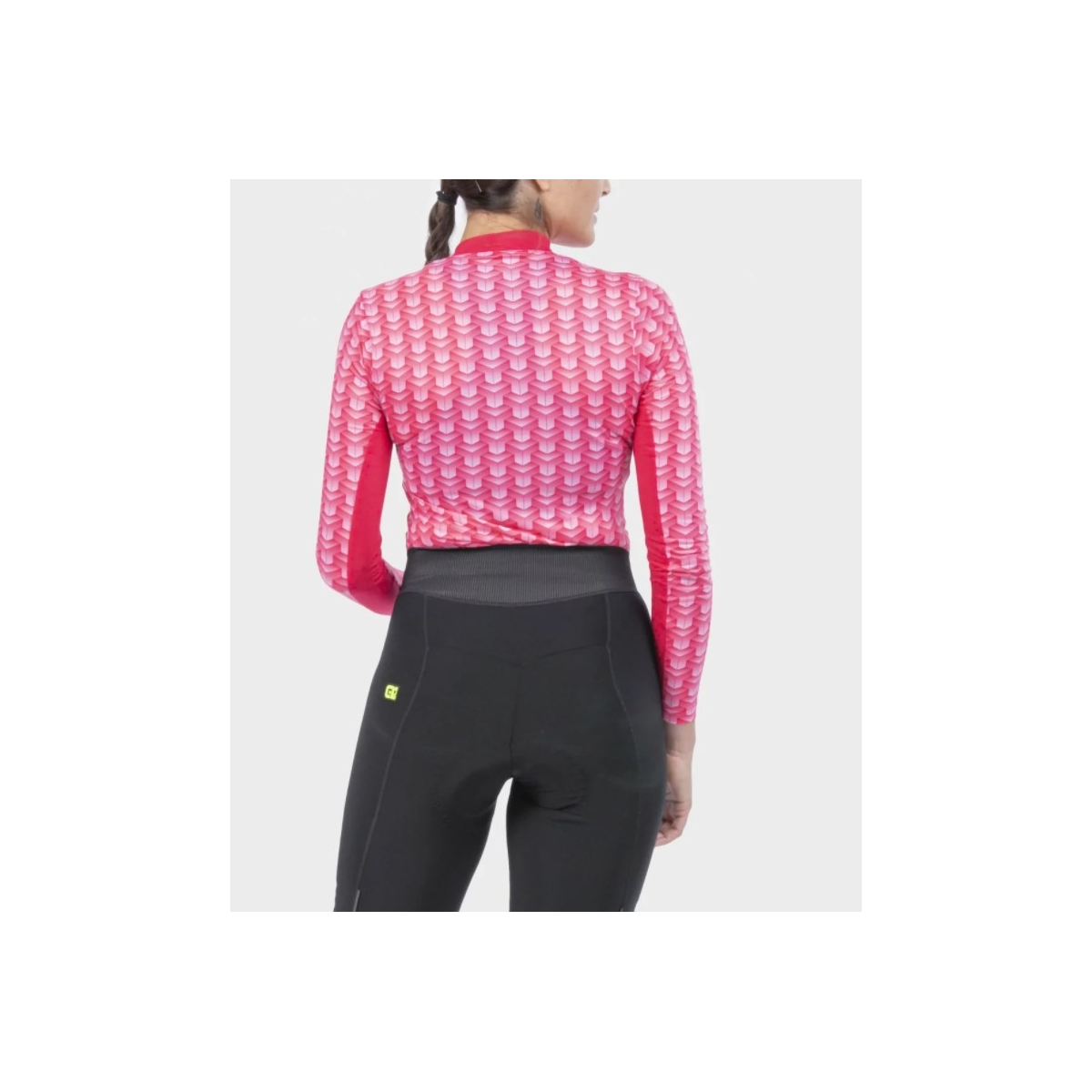 Koszulka termoaktywna damska Alé Cubes-pink-2022 Koszulka termoaktywna damska Alé Cubes-pink-2022