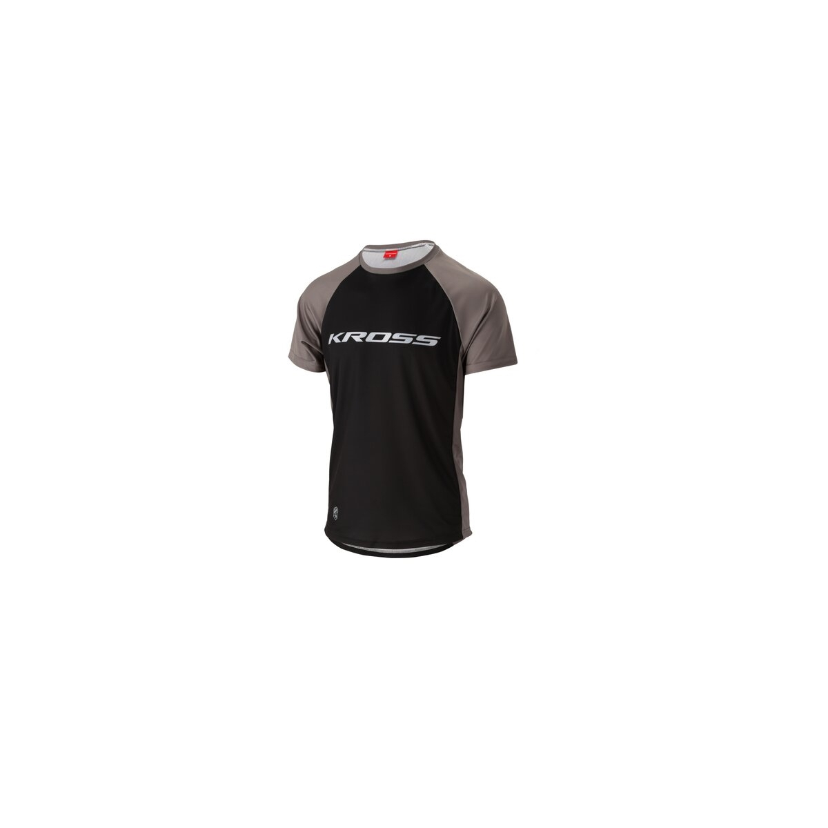 Koszulka rowerowa z krótkim KROSS HYDE - grey