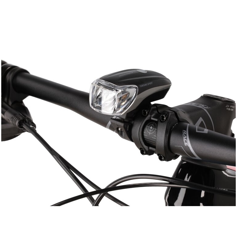 Lampka przednia KROSS Turismo Sport - black Lampka przednia KROSS Turismo Sport - black