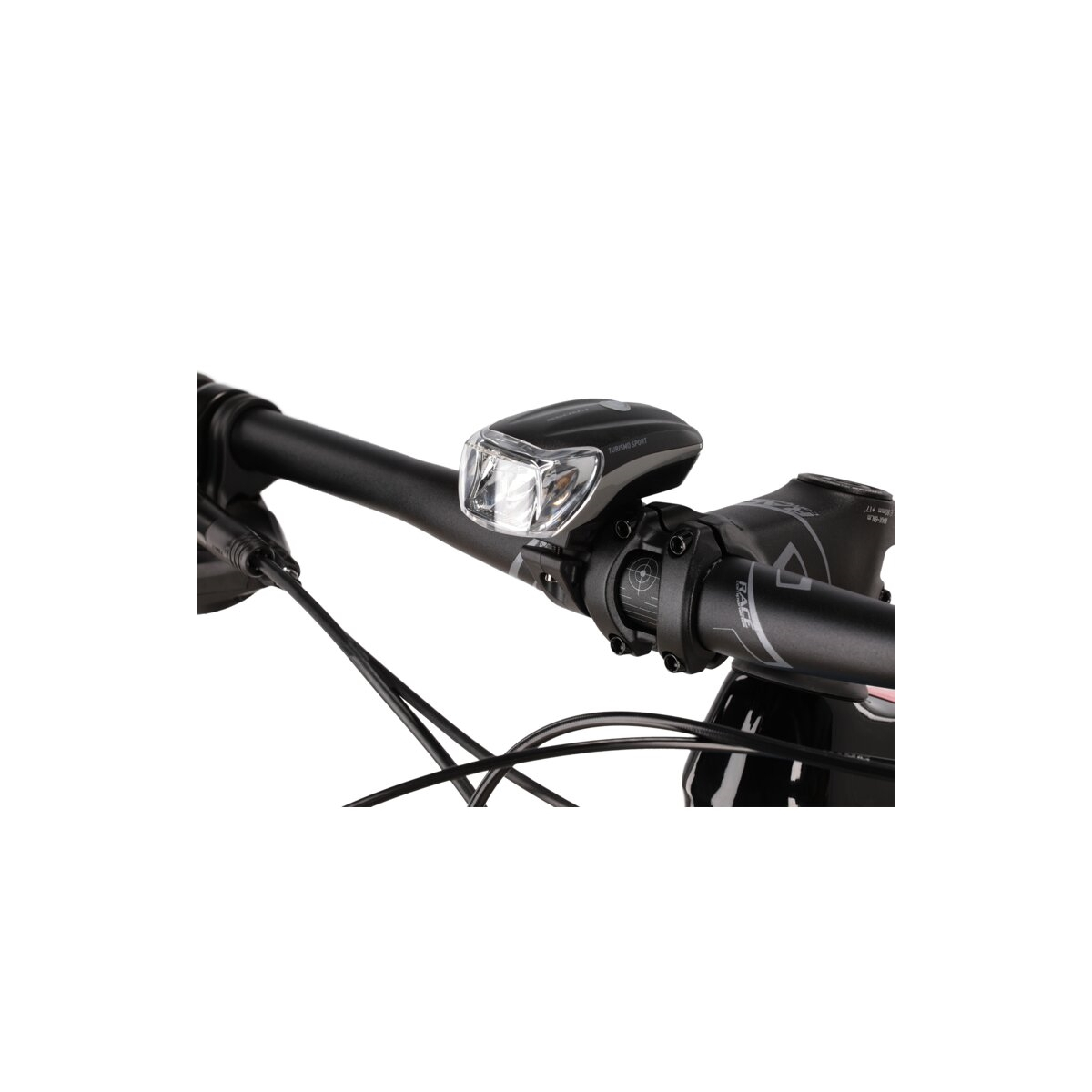 Lampka przednia KROSS Turismo Sport - black Lampka przednia KROSS Turismo Sport - black