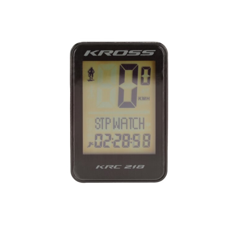 Licznik rowerowy KROSS KRC 218 -czarny/szary