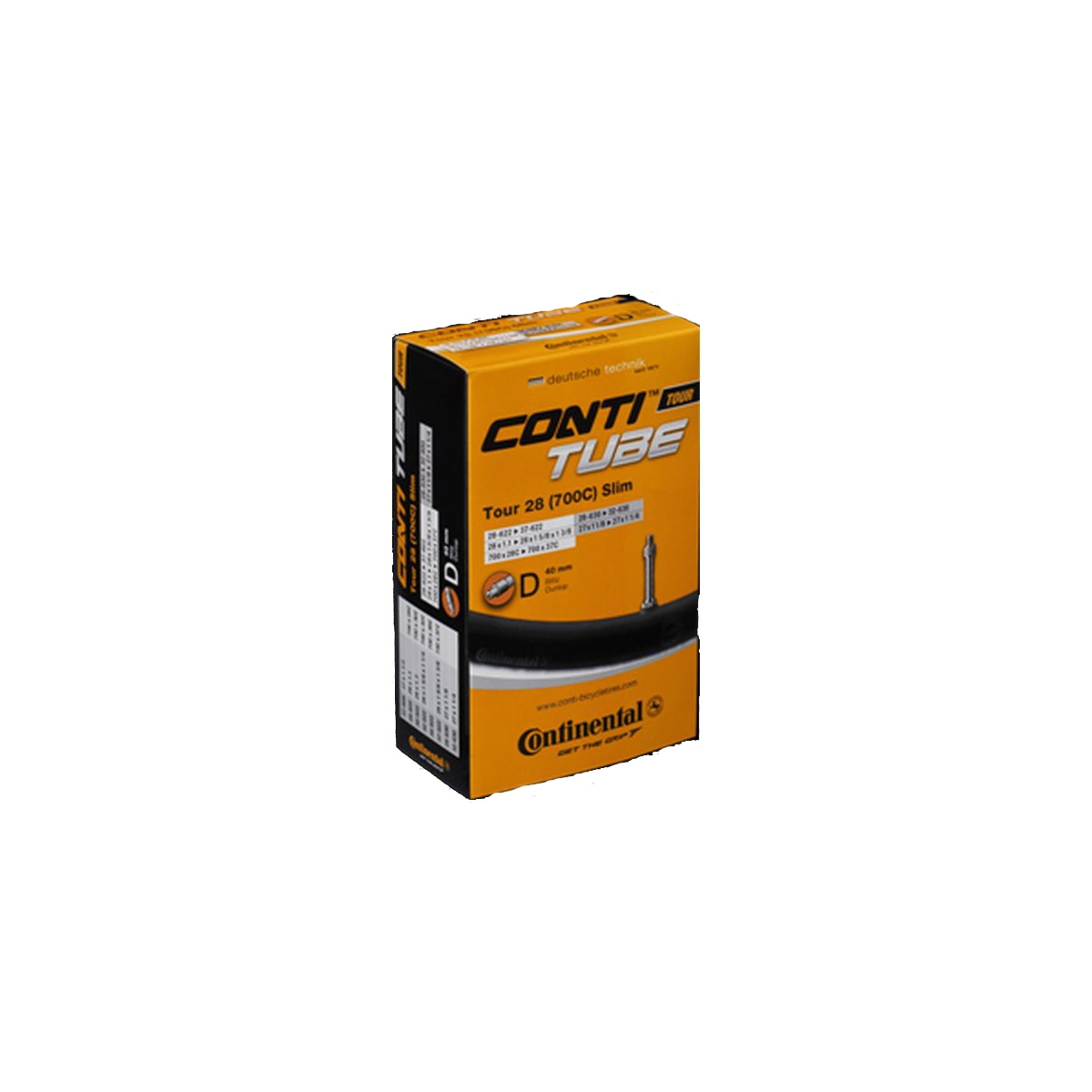 Dętka CONTINENTAL Compact 10/11/12 Auto 34mm Dętka CONTINENTAL Compact 10/11/12 Auto 34mm