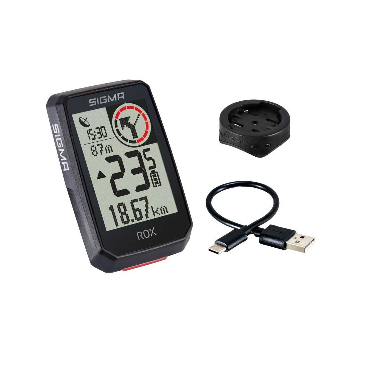 Licznik rowerowy SIGMA Rox 2.0 black Licznik rowerowy SIGMA Rox 2.0 black