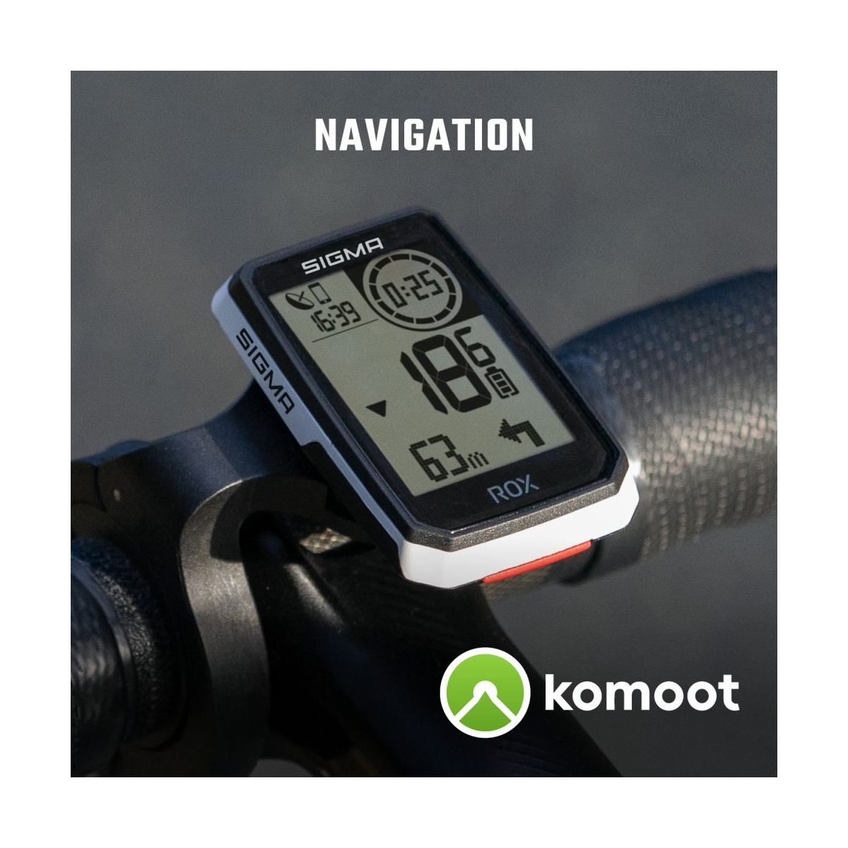 Licznik rowerowy SIGMA Rox 2.0 black top mount set Licznik rowerowy SIGMA Rox 2.0 black top mount set