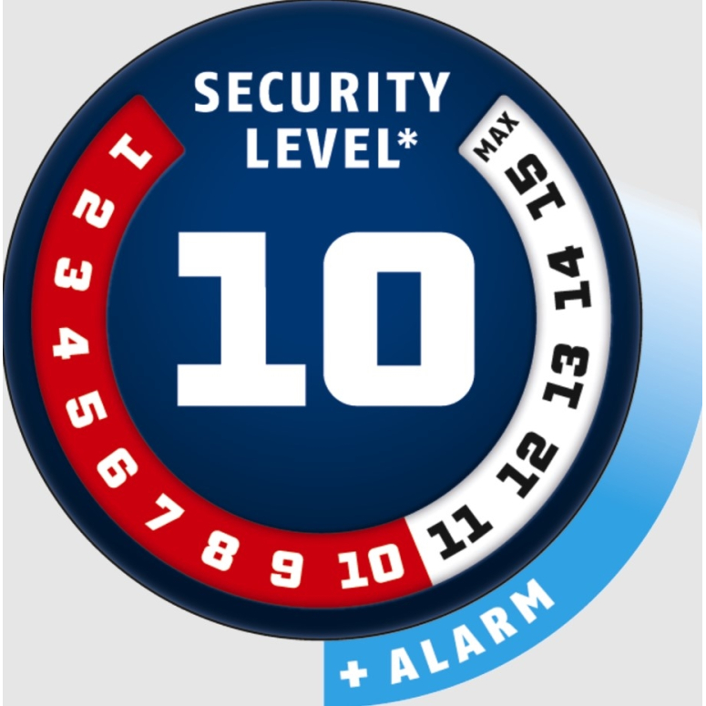 Zapięcie rowerowe ABUS Bordo Alarm 6000KA/90 BK SH